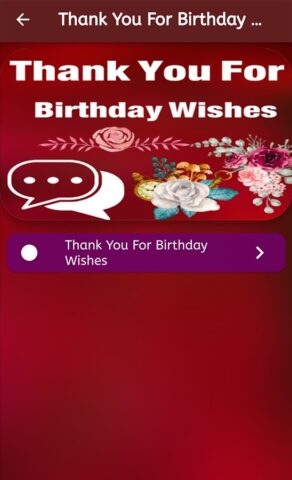Thank You For Birthday Wishes pour Android