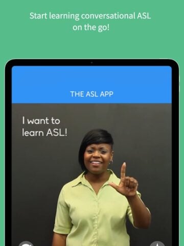 The ASL App pour iOS