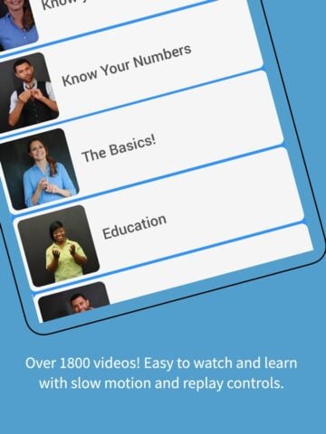 The ASL App für iOS