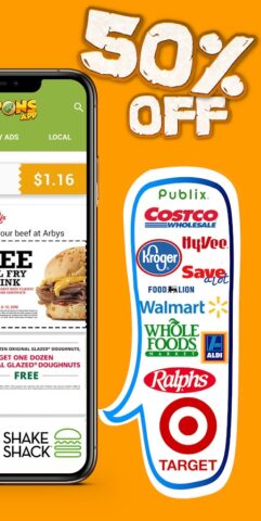 Android 版 The Coupons App® Eat.Shop.Gas