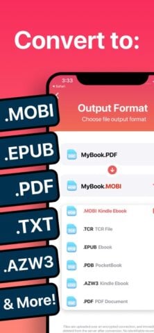 iOS 用 Ebook変換 – The Ebook Converter