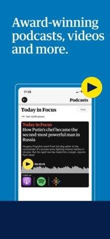 iOS 用 The Guardian – Live World News