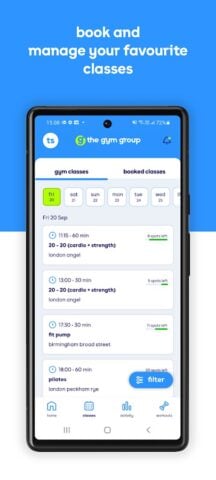 Android 版 The Gym Group