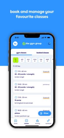 The Gym Group cho iOS