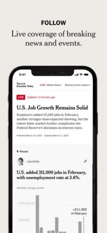 The New York Times pour iOS