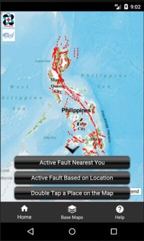 The PHIVOLCS FaultFinder สำหรับ Android