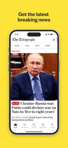 The Telegraph: UK & World News لنظام iOS