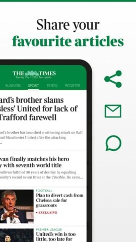 The Times: UK & World News für Android