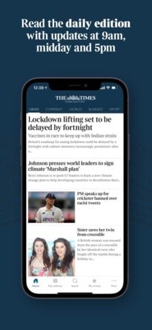 The Times of London สำหรับ iOS