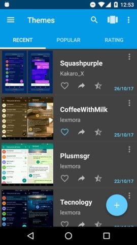 Temas para Telegram para Android