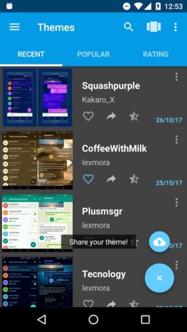 Themes for Telegram pour Android