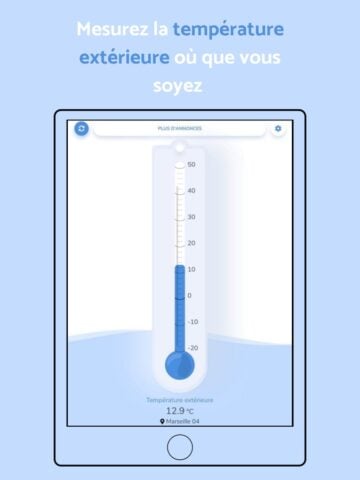Thermomètre – Temp extérieure pour iOS