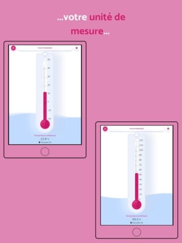 iOS 用 温度計-外気温