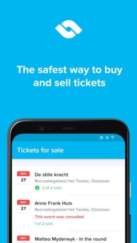 Android 用 TicketSwap – Buy, Sell Tickets
