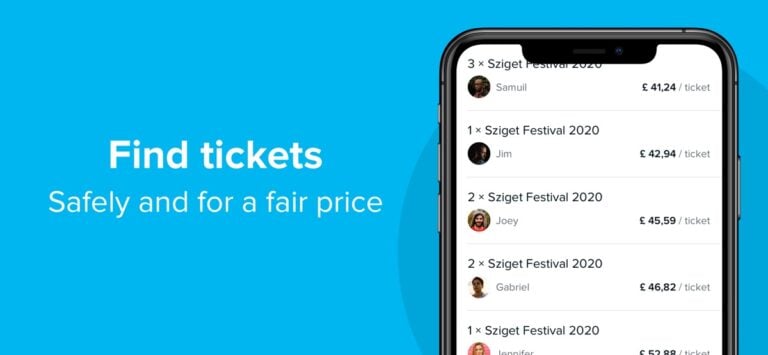 TicketSwap – Buy, Sell Tickets لنظام iOS