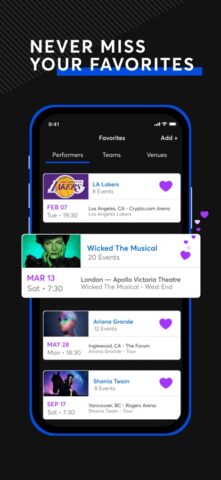 Ticketmaster－Buy, Sell Tickets pour iOS
