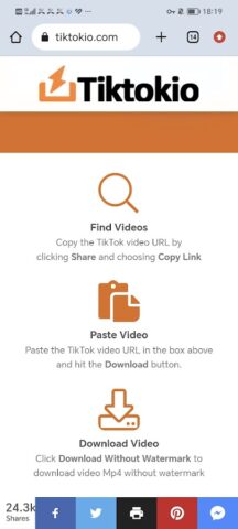 Tiktokio:TT Video Downloader para Android