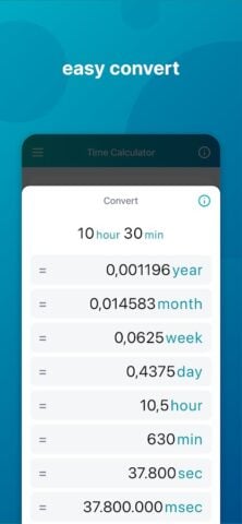 Android 版 Time Calculator