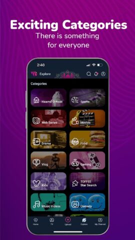 Android 用 Toffee – TV, Sports and Drama