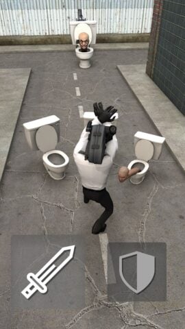 Toilet Fight لنظام Android