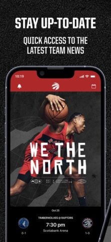 Toronto Raptors para iOS