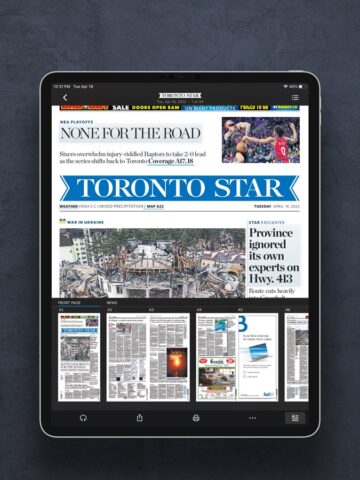 Toronto Star ePaper Edition pour iOS