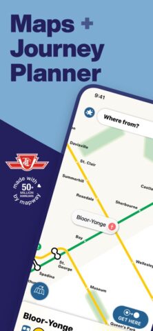 Plan du métro de Toronto pour iOS