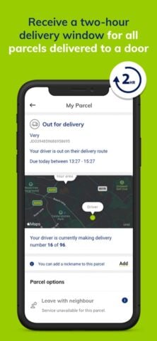 iOS 版 Track & Collect Yodel Packages
