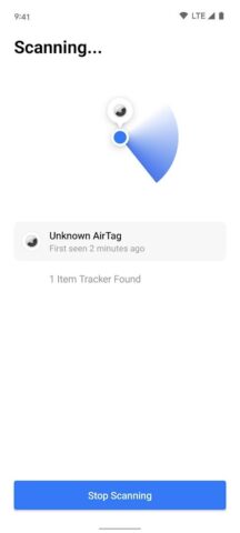 Trova Tracker per Android
