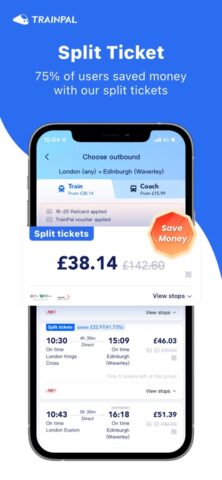 TrainPal: Cheap train tickets لنظام iOS