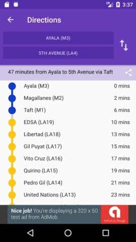 Android용 Trainsity Manila LRT MRT PNR