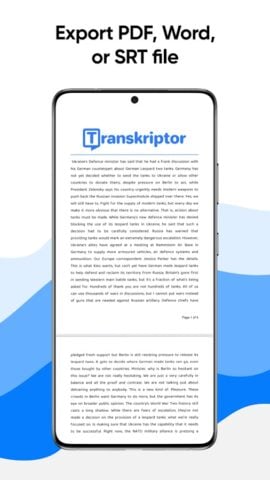 Transcrire la Parole en Texte pour Android