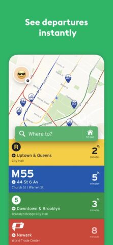 Transit • Subway & Bus Times для Android