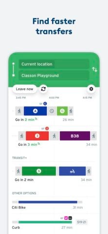 Transit • Subway & Bus Times untuk Android