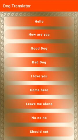 ترجمة الكلب : تكلم مع الكلب لنظام Android