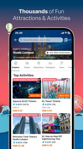 Traveloka Khách Sạn Vé Máy Bay cho Android