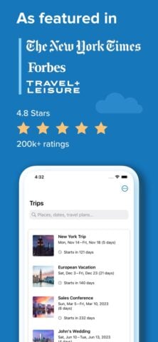 TripIt: Travel Planner pour iOS
