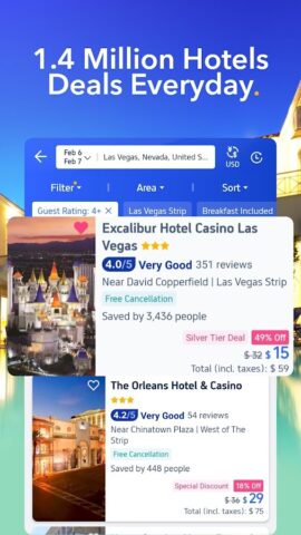 Trip.com: จองเที่ยวบิน&โรงแรม สำหรับ Android