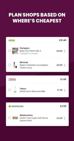Android 用 Trolley.co.uk Price Comparison
