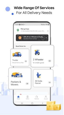 Truck & Bike Delivery – Porter for Android
