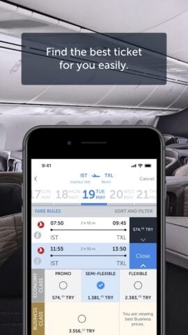 Turkish Airlines Flight Ticket pour Android