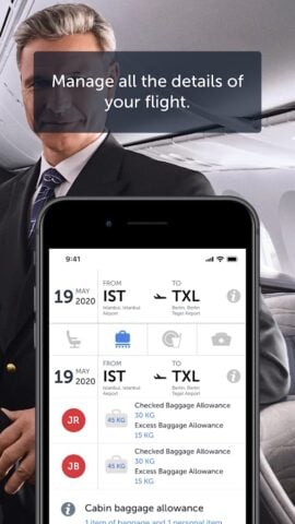 Turkish Airlines Flight Ticket لنظام Android