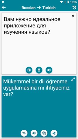 Android için Rusça – Türkçe