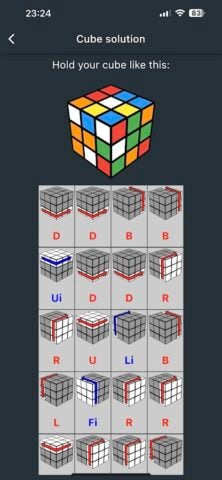 Tutoriel pour le Cube de Rubik pour Android