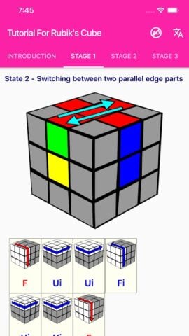 Tutorial For Rubik’s Cube cho Android