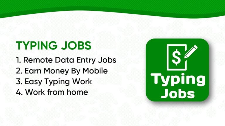 Android용 Typing Job : Earn Money Online