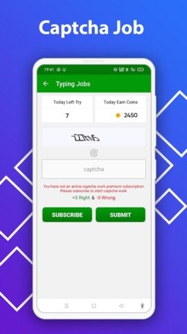 Typing Job : Earn Money Online für Android
