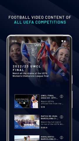 UEFA.tv لنظام Android