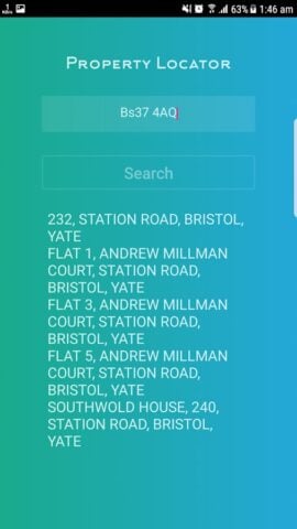 Android için UK Address Finder