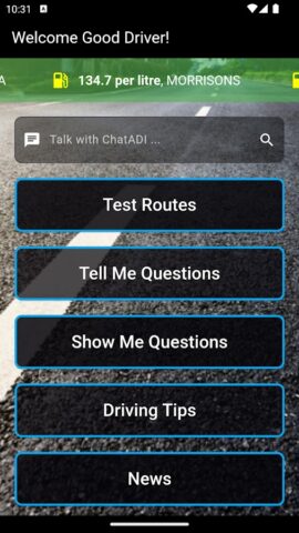 UK Test Routes für Android